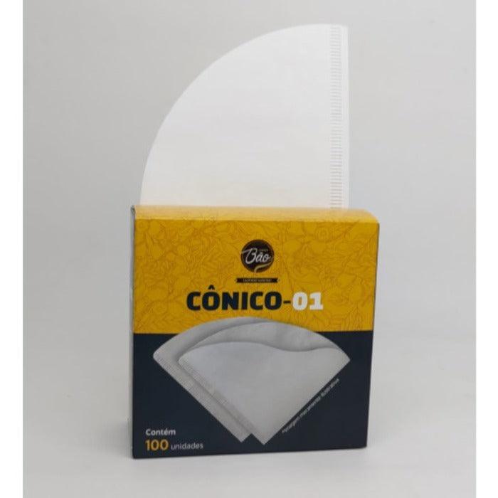 FILTRO CONICO 01 CHEIRIN BAO C/ 100 UNIDADES