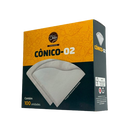 FILTRO CONICO 02 CHEIRIN BAO C/ 100 UNIDADES